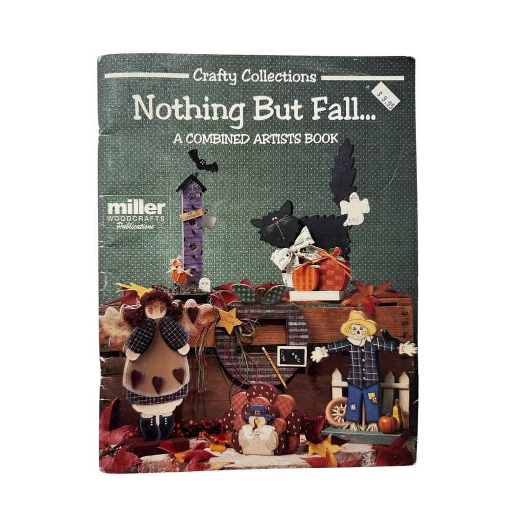 Vintage Crafty Collections Nothing But Fall Combined Artist Book 1997 Wood Paint